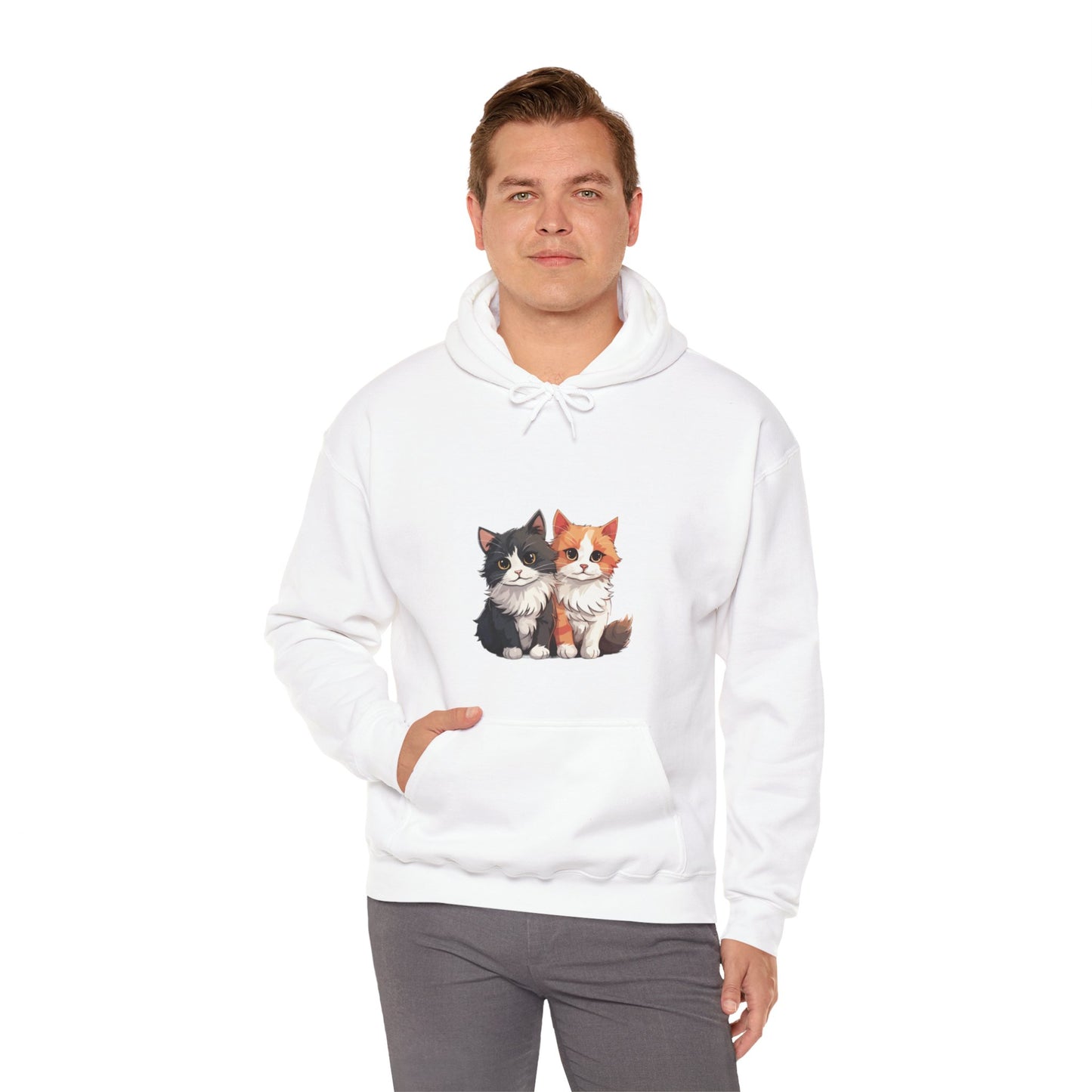 Unisex Heavy Blend Cat Hoodie