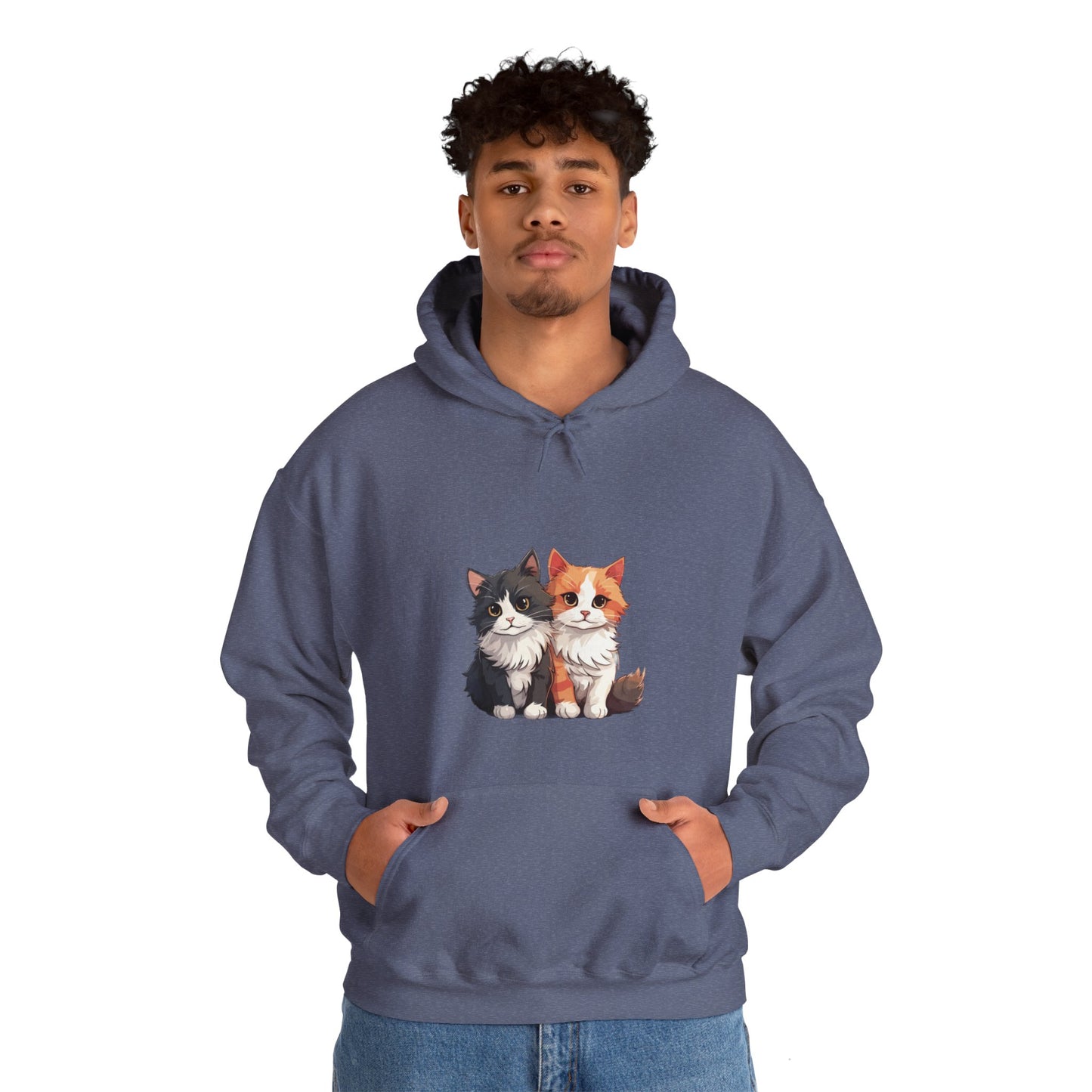 Unisex Heavy Blend Cat Hoodie