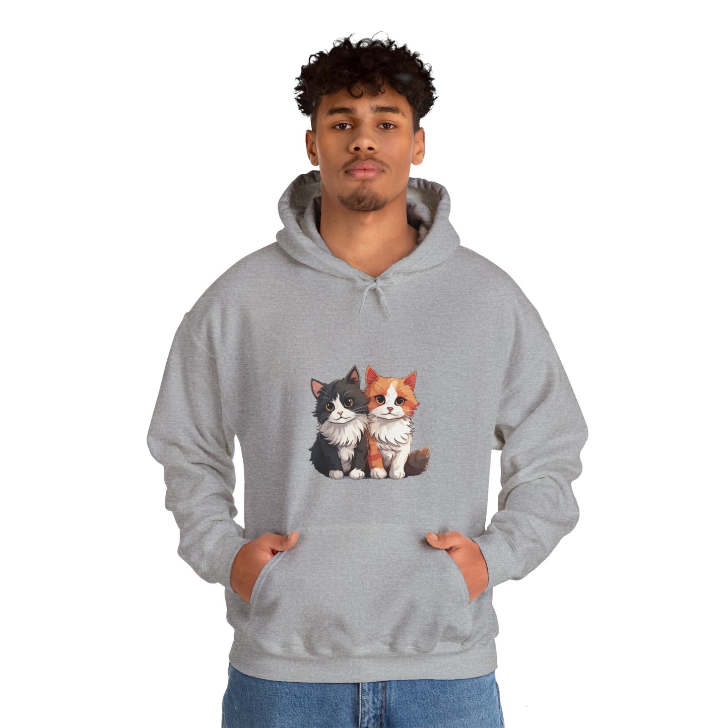 Unisex Heavy Blend Cat Hoodie