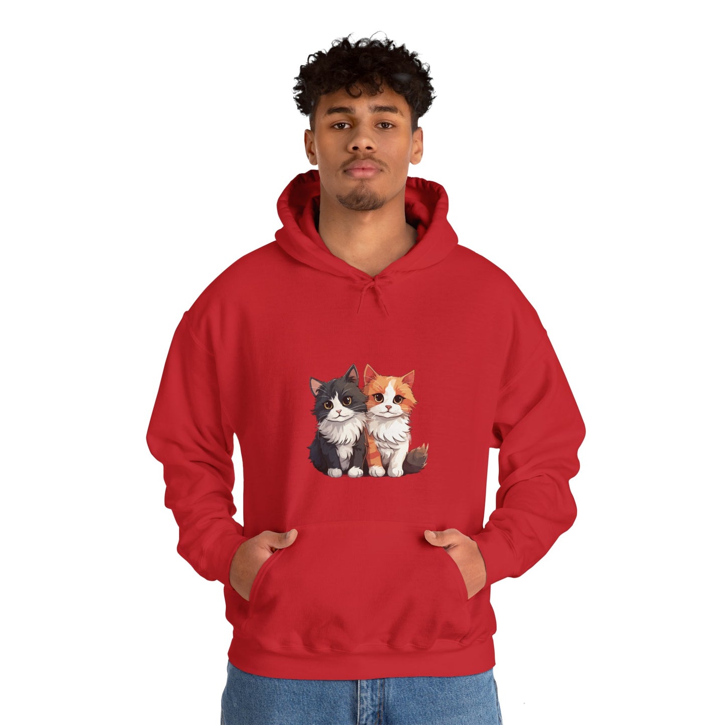 Unisex Heavy Blend Cat Hoodie