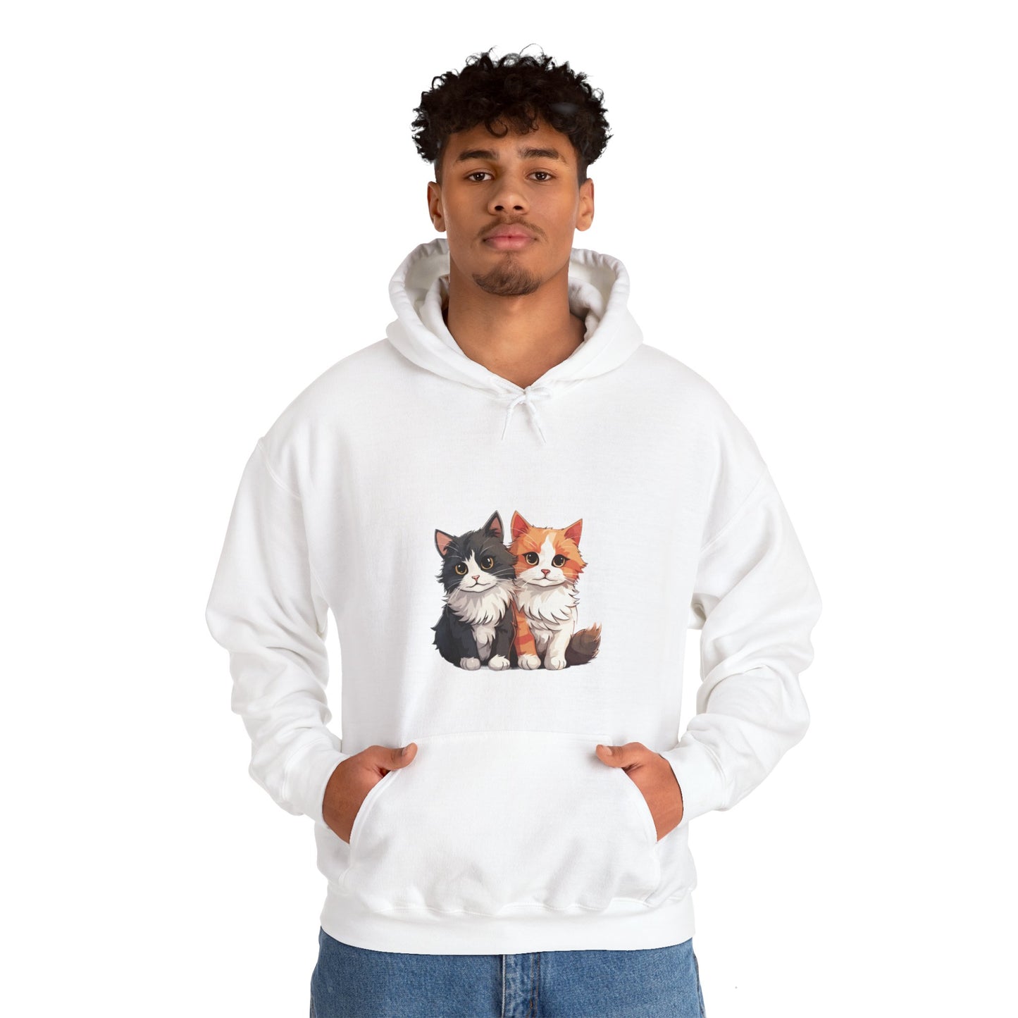 Unisex Heavy Blend Cat Hoodie