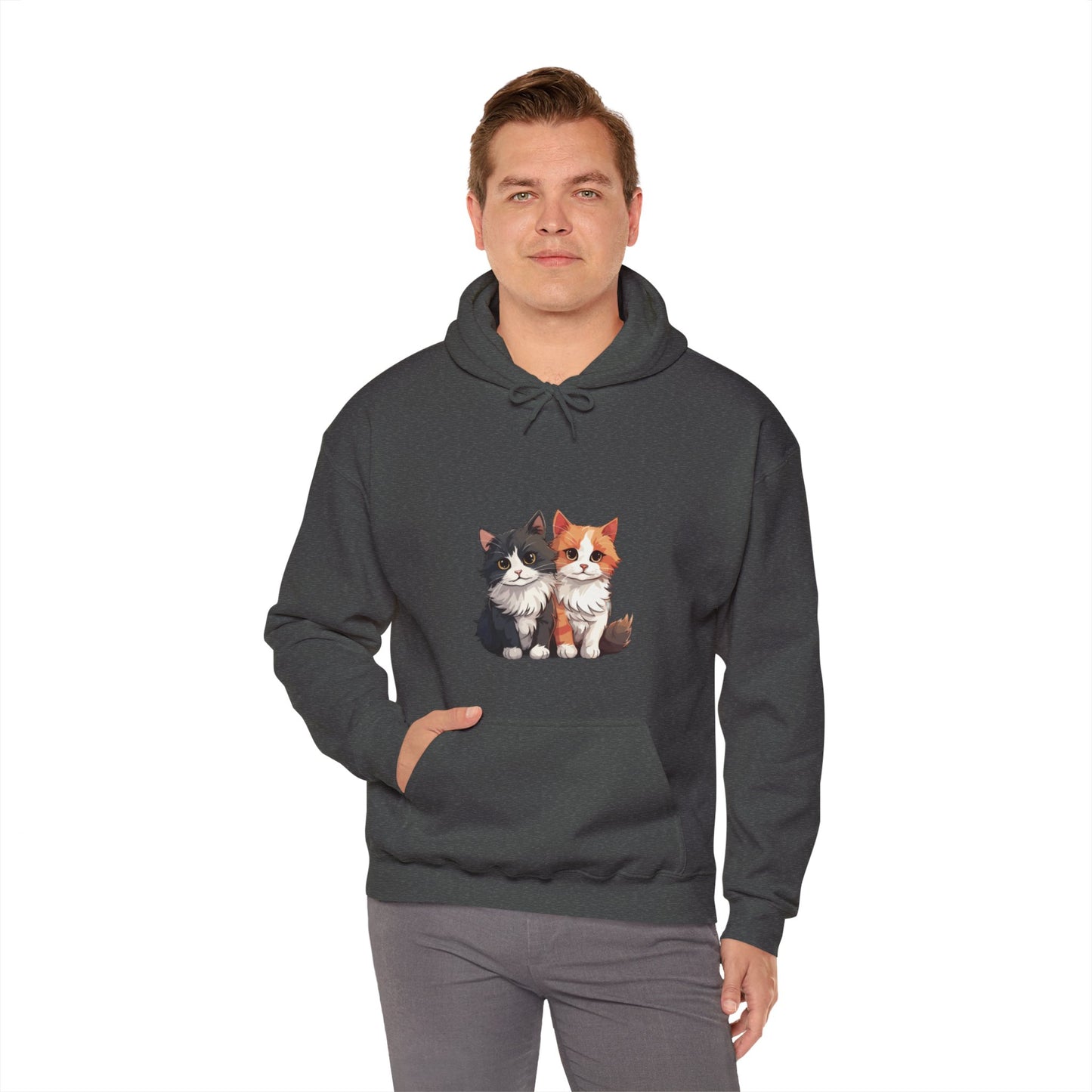 Unisex Heavy Blend Cat Hoodie