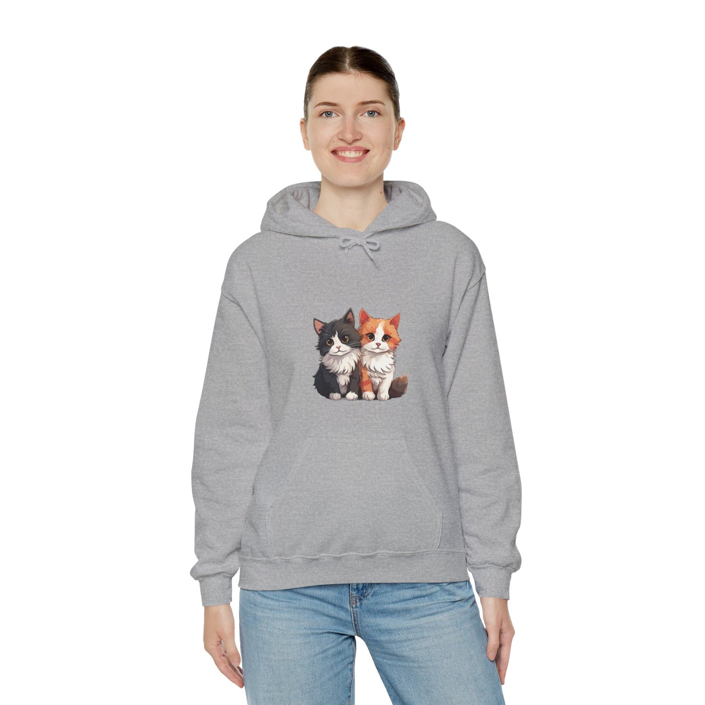 Unisex Heavy Blend Cat Hoodie