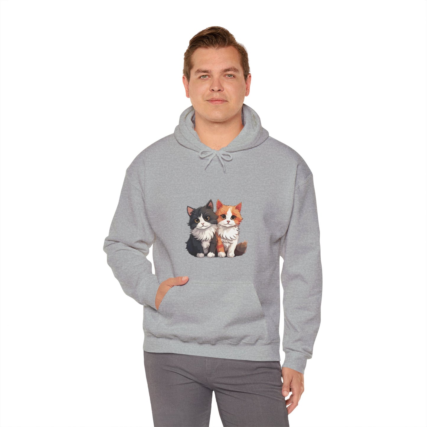 Unisex Heavy Blend Cat Hoodie