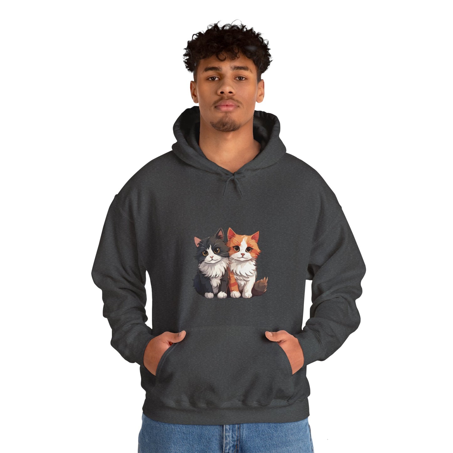 Unisex Heavy Blend Cat Hoodie