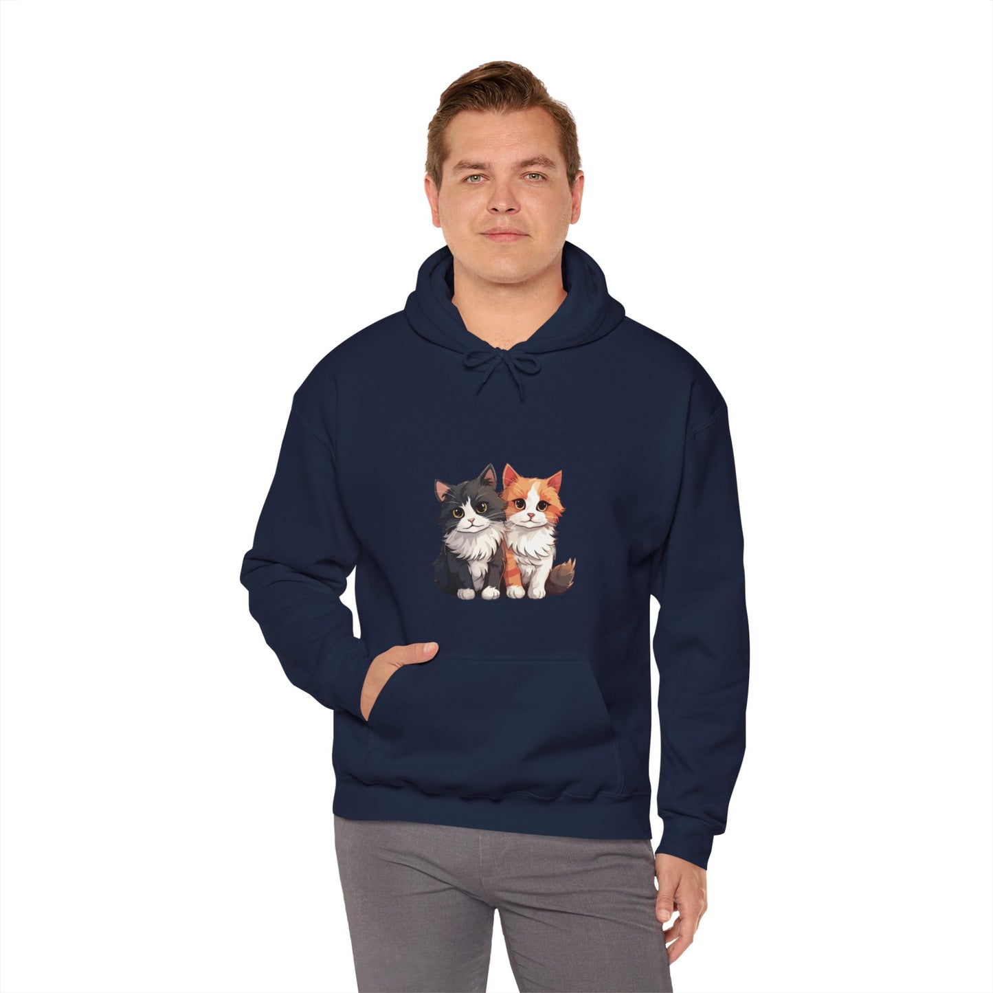 Unisex Heavy Blend Cat Hoodie