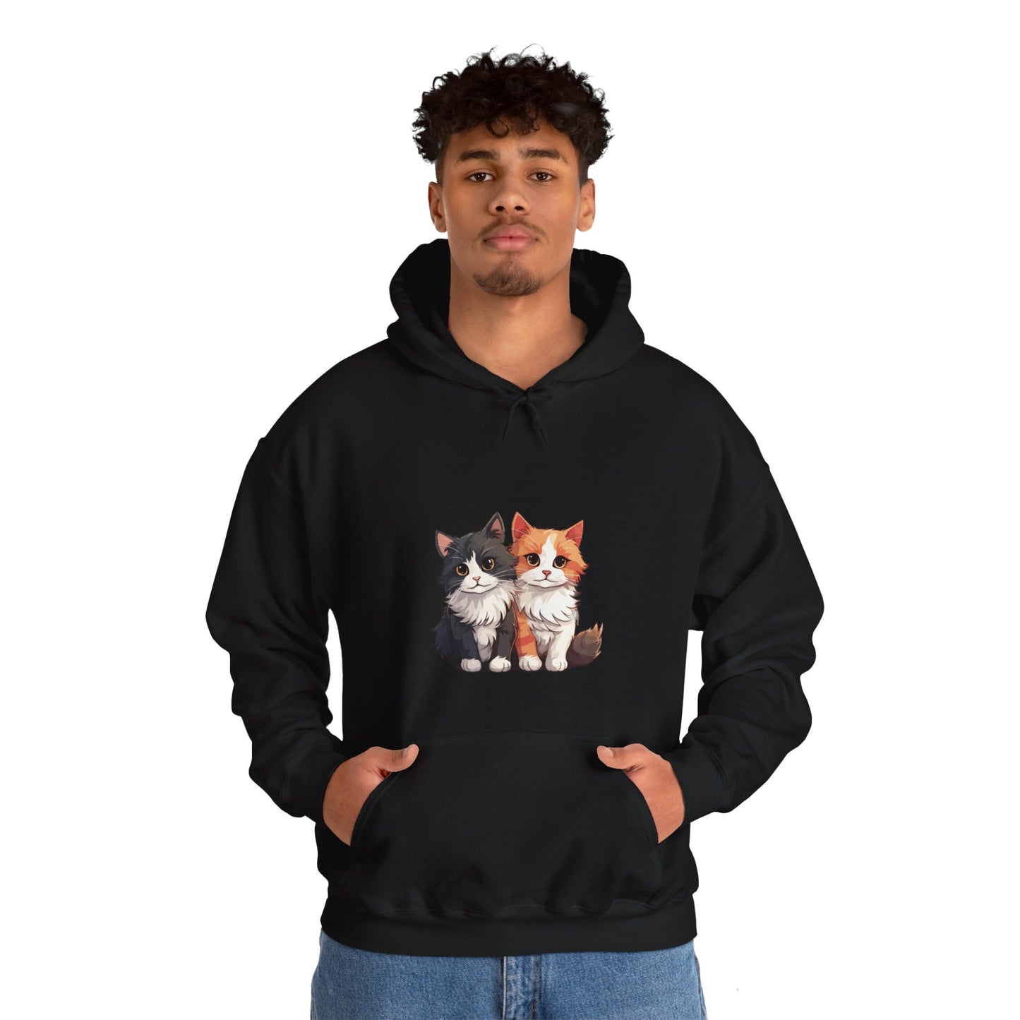 Unisex Heavy Blend Cat Hoodie