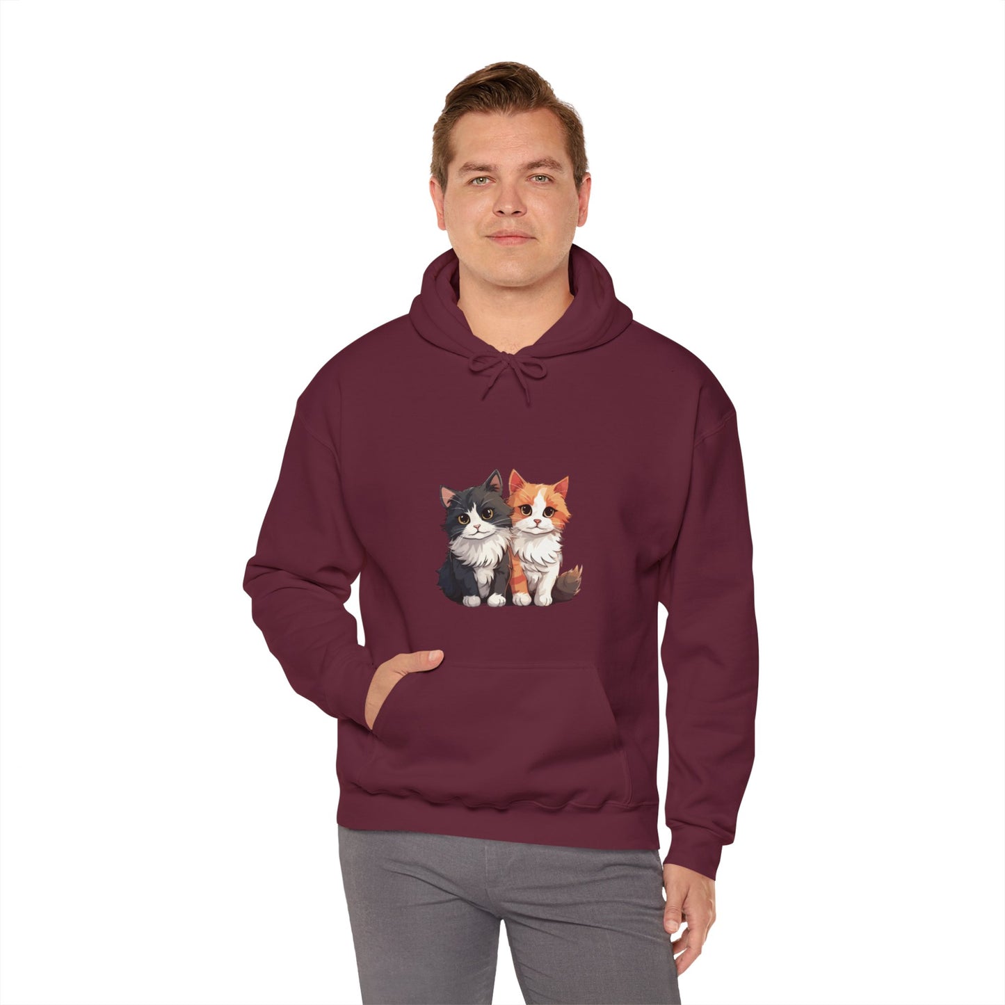 Unisex Heavy Blend Cat Hoodie