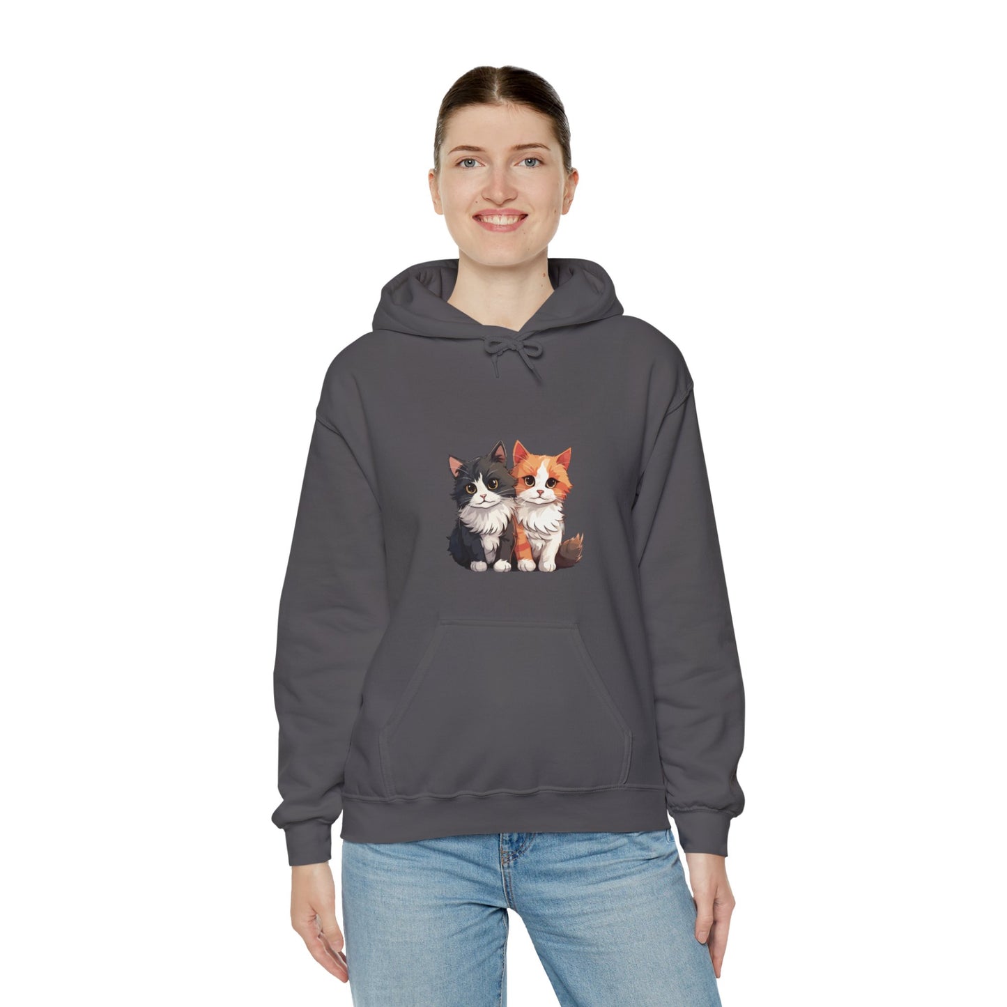 Unisex Heavy Blend Cat Hoodie