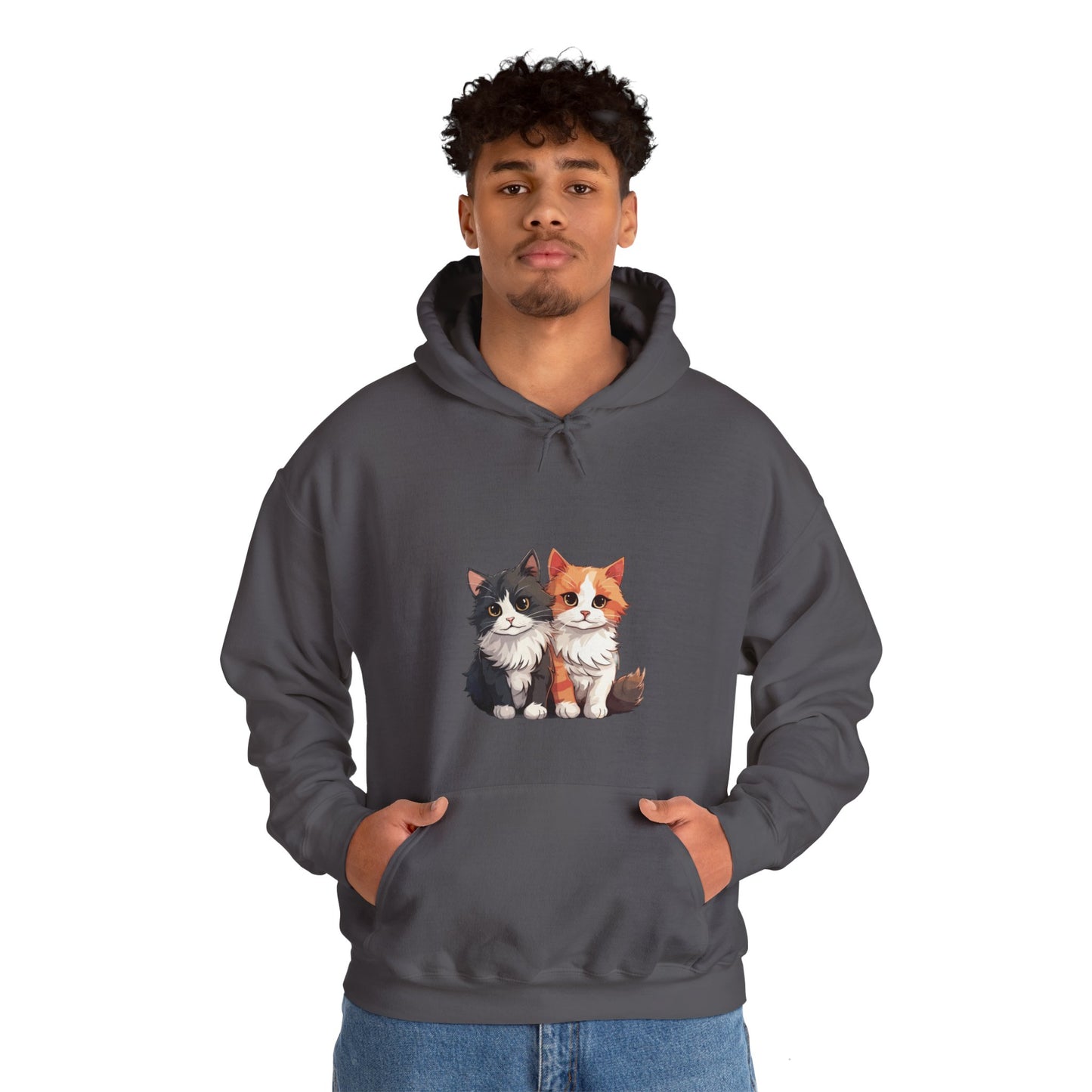 Unisex Heavy Blend Cat Hoodie