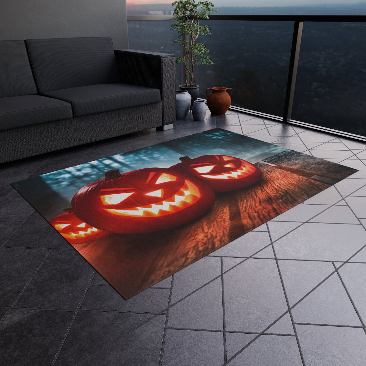 Outdoor Halloween Rug