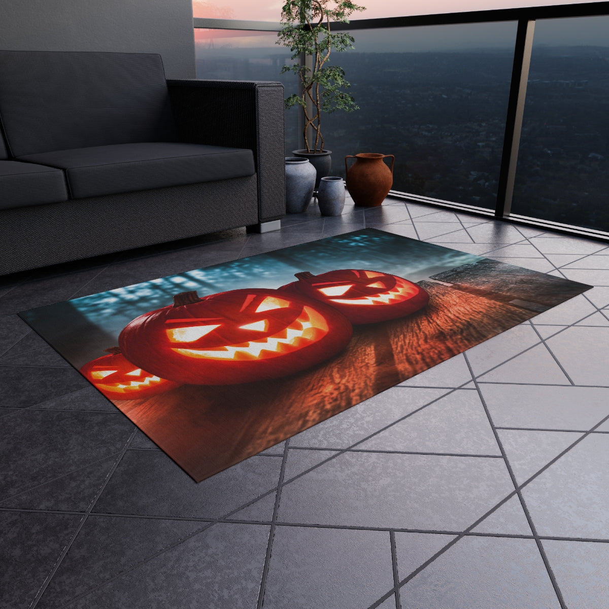 Outdoor Halloween Rug